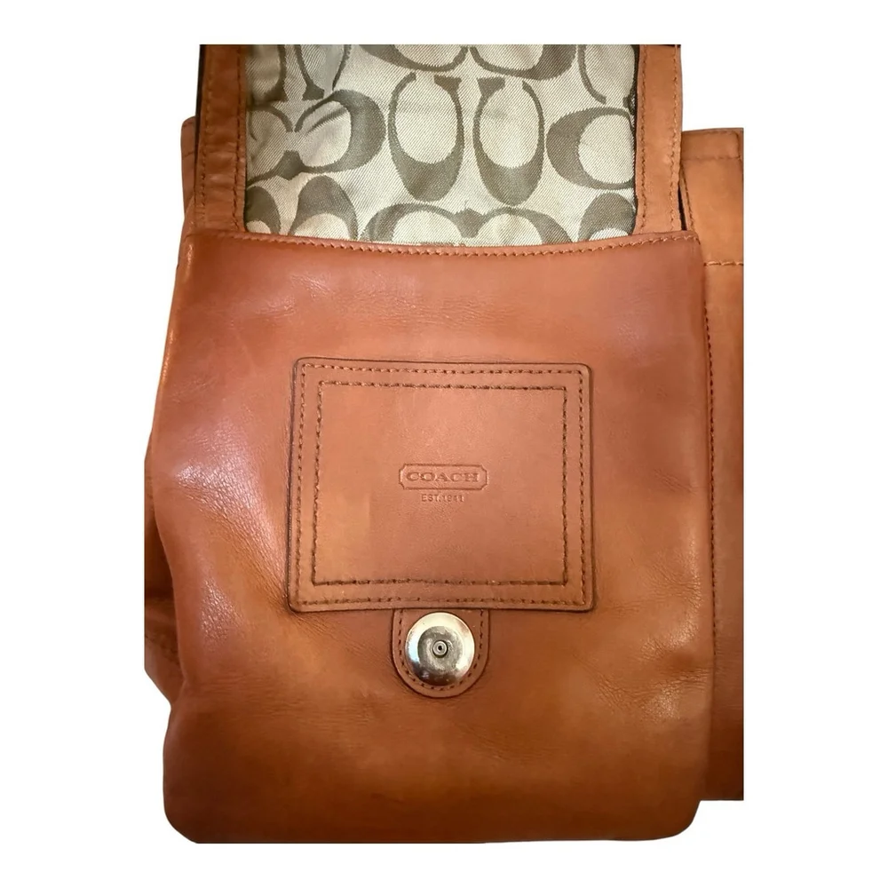 Active Seller!!Coach Soho Y2K Brandy Leather Purse Shoulder Bag Retro - Picture 4 of 14